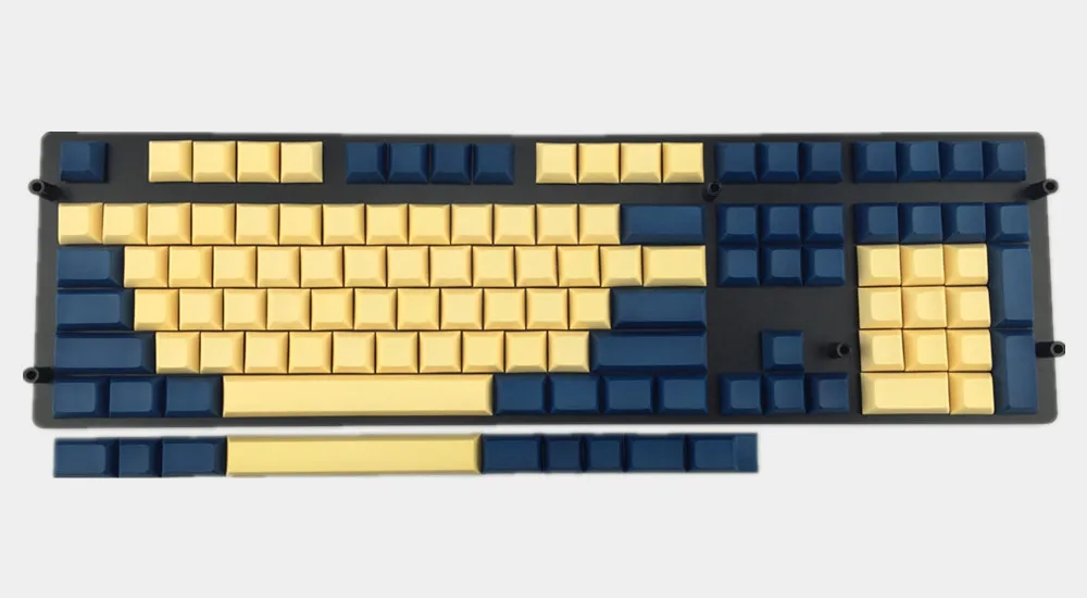 Dsa keycaps пустые печатные 117 клавиши толстые pbt для механической клавиатуры Dsa профили ANSI макет