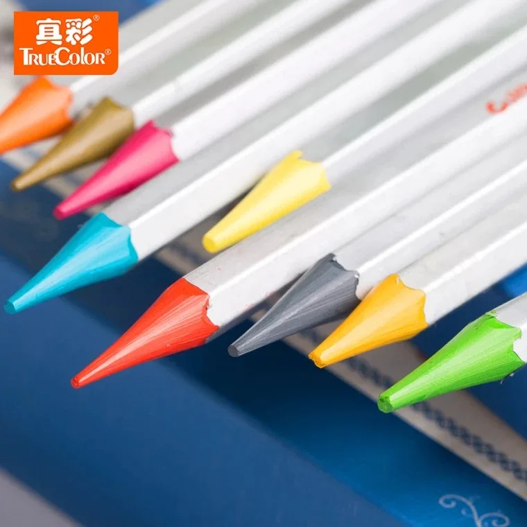 36 цветов/коробка экологически чистые нетоксичные разноцветные свинцовые