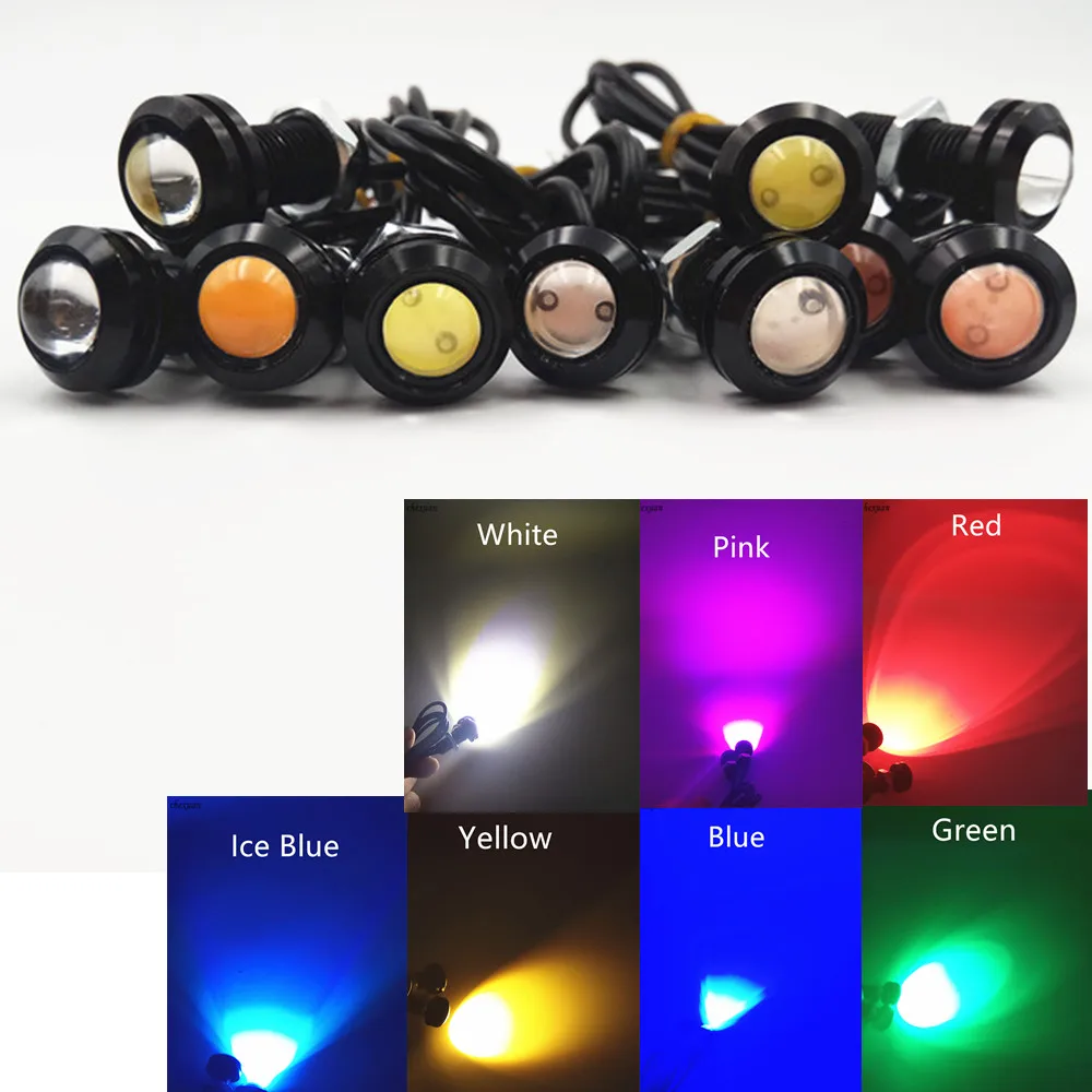 CSCSNL 10 шт./упак. 18/23 MM Led DRL Дневной свет Габаритные огни заднего хода парковочная