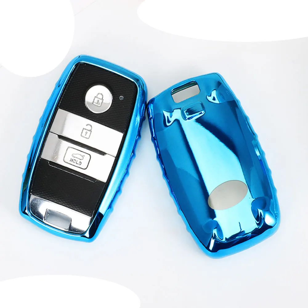 Оригинальный дизайн мягкий ТПУ чехол для ключа автомобиля подходит Kia Rio Sportage 2016