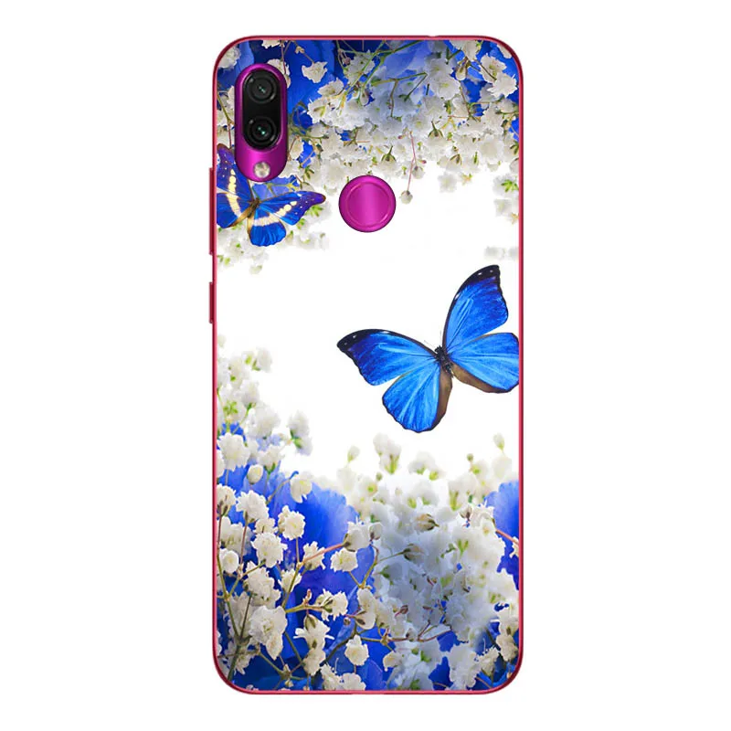 9 Geruide 6.3 For xiaomi redmi note 7 Case Cover, Printed Soft Silicon TPU Back Cover Case For xiaomi redmi note 7 pro Phone Cases - Цвет: 9