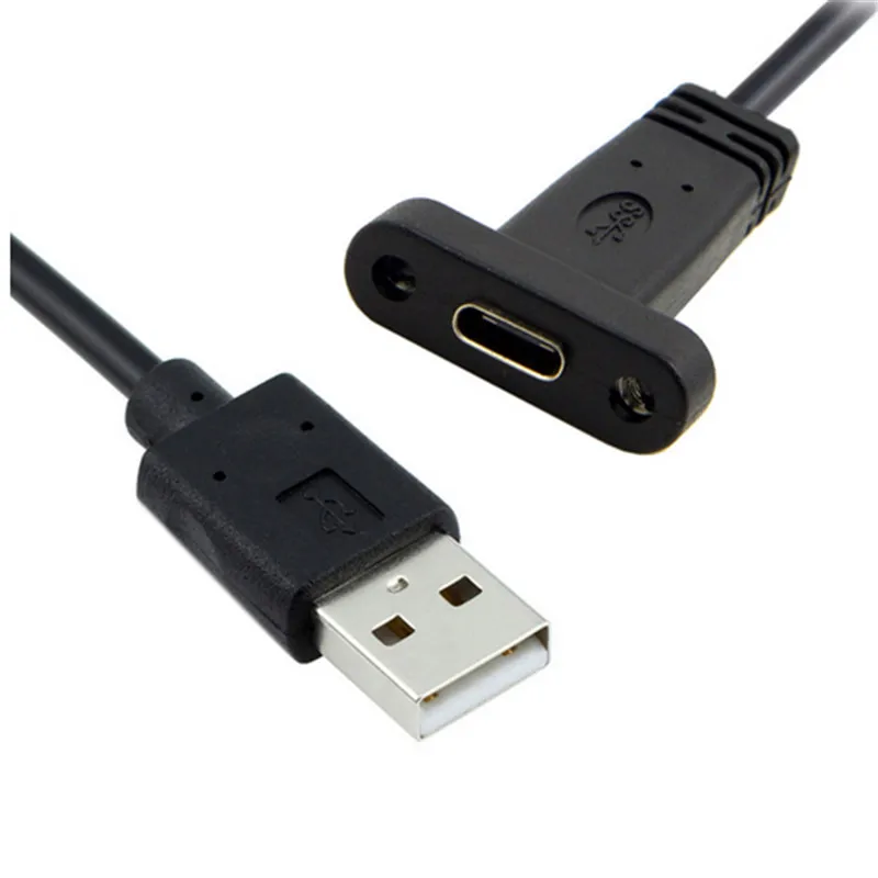 USB 3.1 Type C USB-C Женский к 2 0 A Male Кабель для передачи данных Macbook & Tablet мобильный