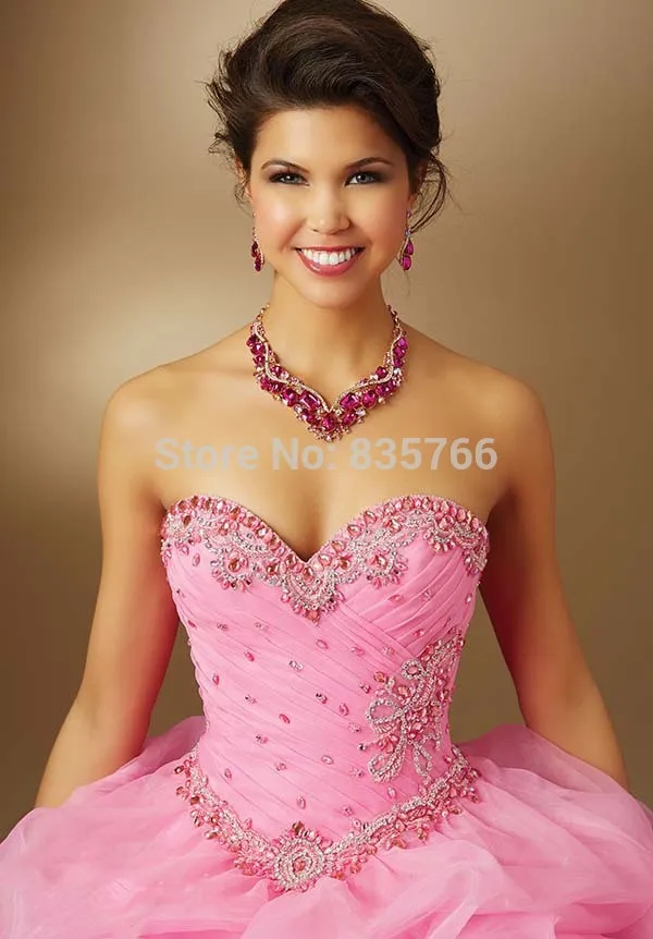 Свадебные платья 15 anos 2016 quinceaneras Платья Из Органзы с Съемный Куртка бальные Пром
