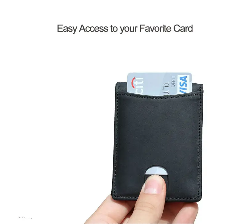 Кошелек мужской из натуральной кожи с Rfid-блокировкой | Багаж и сумки