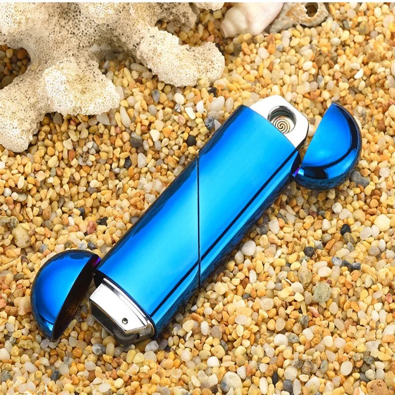 Hot Heart Lighter USB Chargeable Gas Both Cigarette Plasma Windproof Electric Smoking Tool For Love | Дом и сад