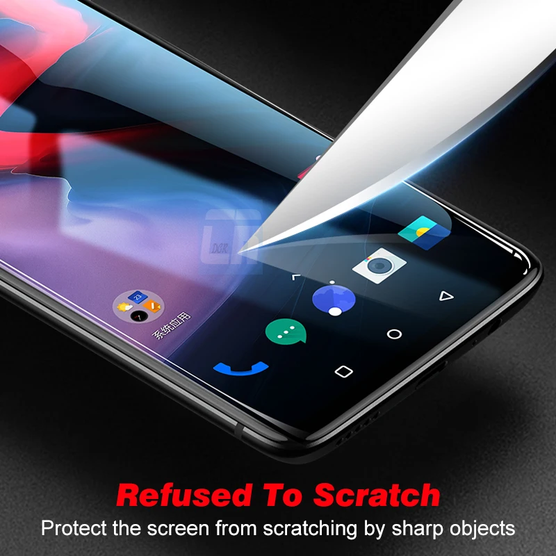 3D Curved Edge Soft Protective Tempered Glass for One Plus 6 5 Full Cover Screen Protector Oneplus 3T 3 Explosion Proof Film | Мобильные