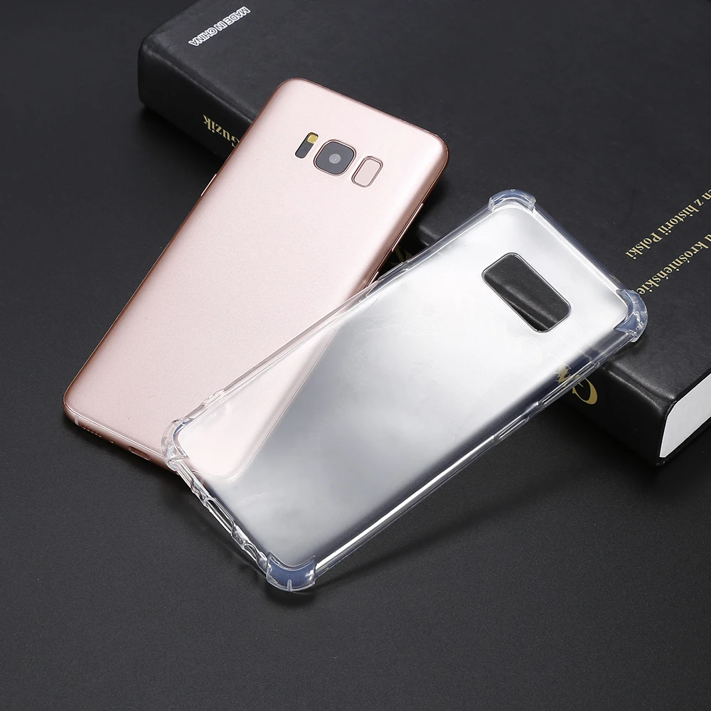 Для samsung Galaxy Note 8 5 4 3 S8 плюс S7 край S6 край A7 A5 A3 J3 J5 J7 C7 C8 S9+ противоударный прозрачный чехол из термополиуретана и Защитный чехол
