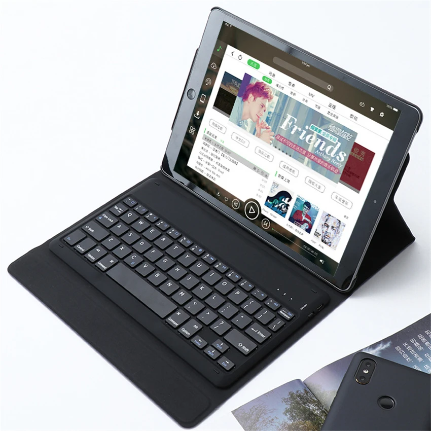 Кожаный чехол с Bluetooth клавиатурой для 2018 ipad pro9.7/10/11/12. 9 Магнитный съемный