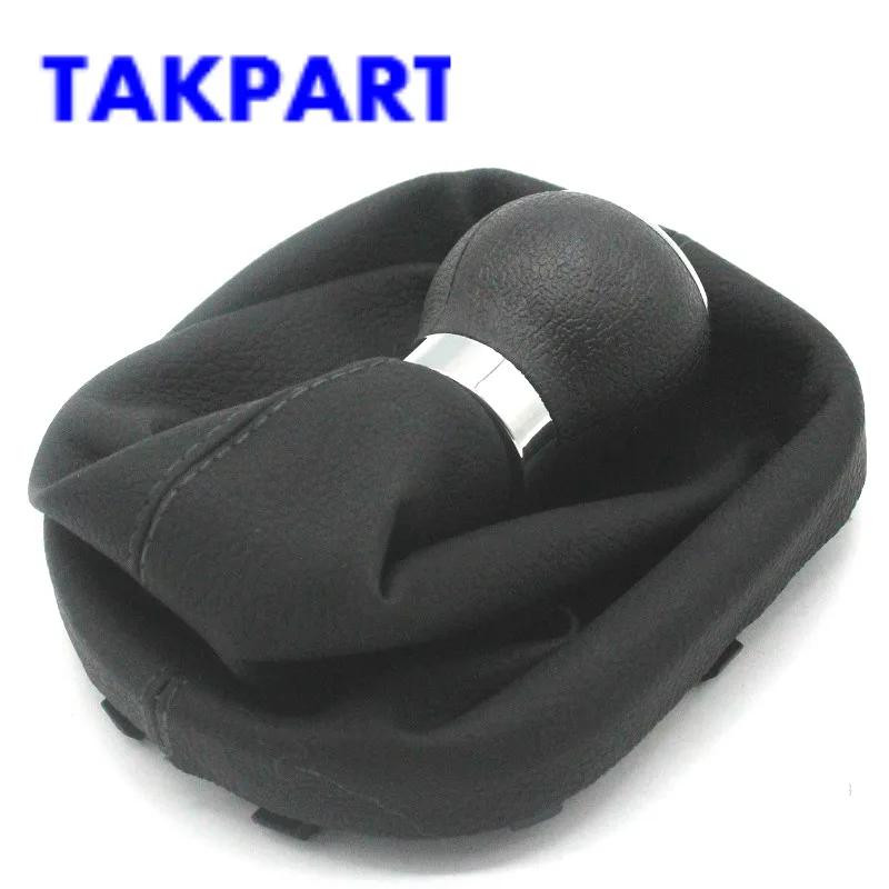 TAKPART 6 скоростей Рычаг переключения передач Gaitor Boot Black для Volkswagen TOURAN 03 11|Подшипники