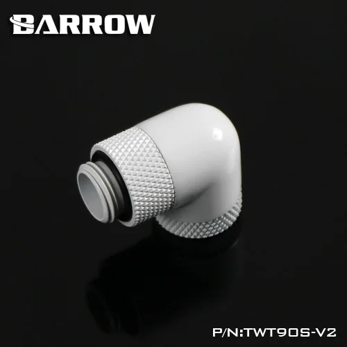Курган черный серебристый цвет G1/4''thread 90 градусов двумя поворотными фитинг