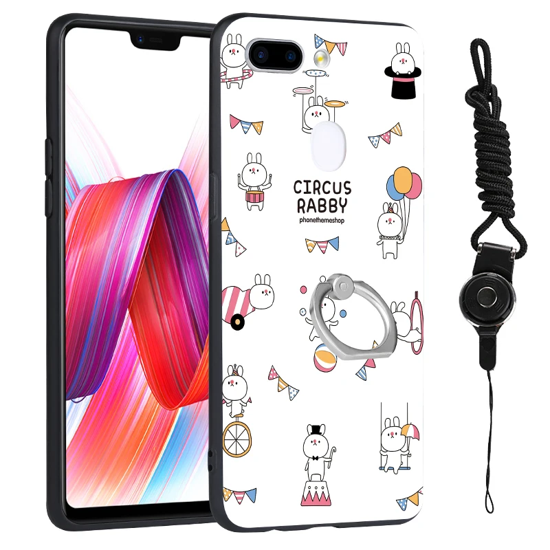 Для OPPO R15 R11S R11 плюс R9 R9S A83 A79 A59 A57 A39 A37 A33 A31 Lucky мультфильм телефон чехол с ручной