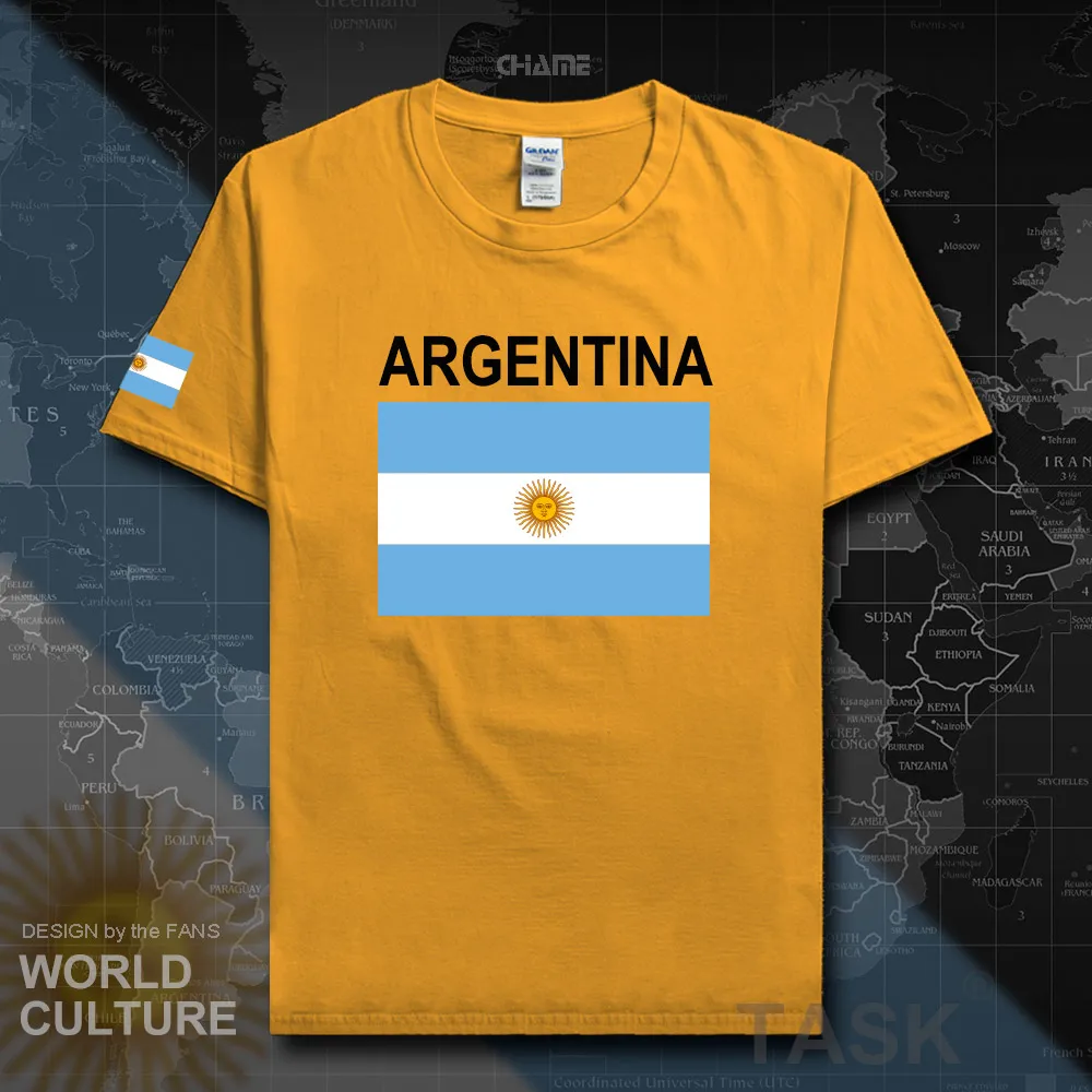 Argentina Мужская футболка Аргентинская коллекция 2017 года Спортивная команда 100%