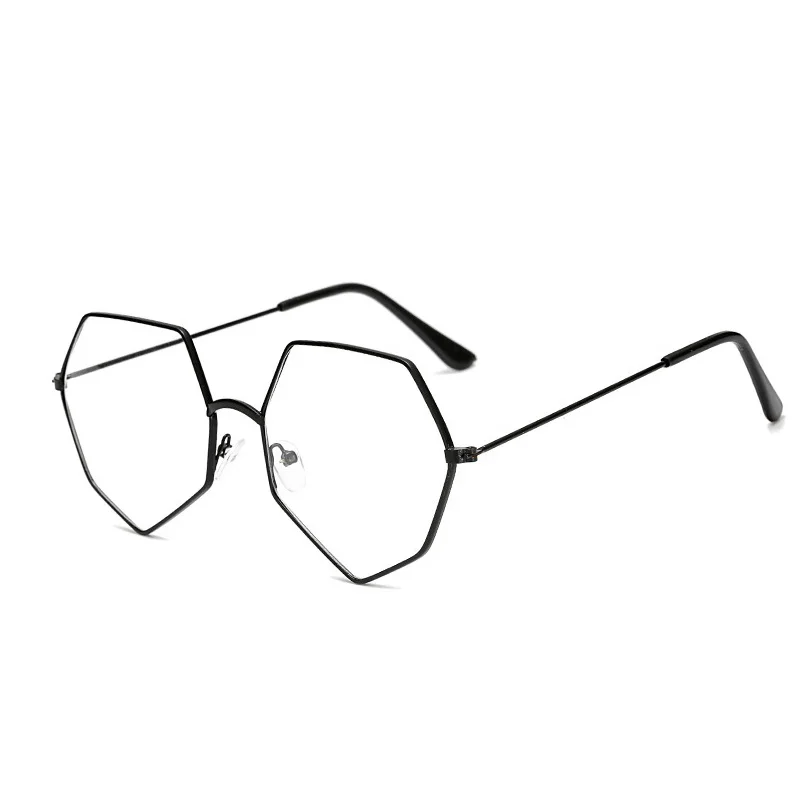 Новый модный вариант солнцезащитные очки ретро многоугольник плоское зеркало