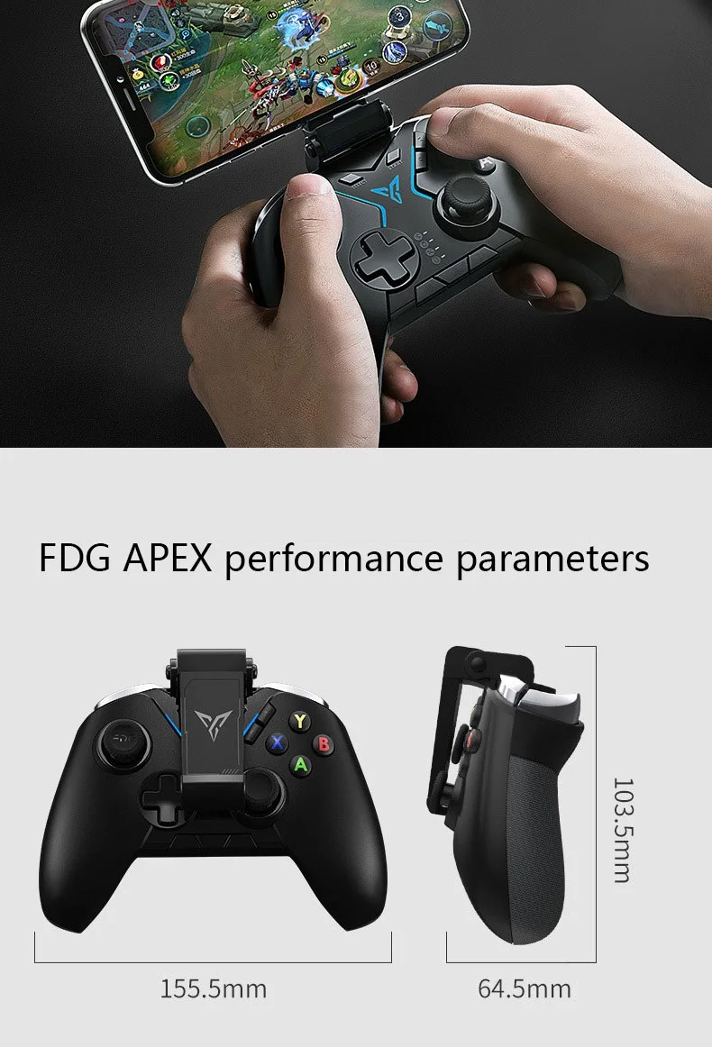 Flydigi pubg соматосенсорный мобильный контроллер Bluetooth беспроводной геймпад поддержка компьютера Мобильная игровая система джойстик