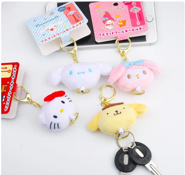 Kawaii My Melody большой ушки Cinnamoroll Собака пудинг собака брелок сумка рюкзак плюшевые