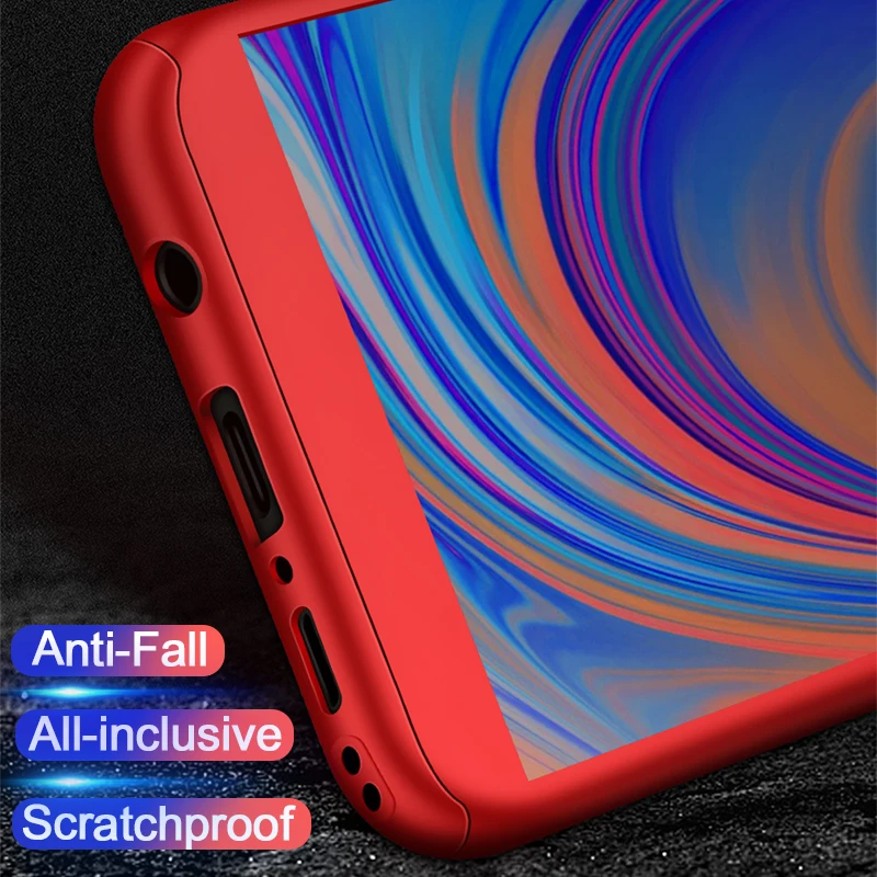 Lucury Full Case For Samsung Galaxy S10 Plus Lite Cover Note 9 8 S9 S8 S6 S7 Edge With Glass |