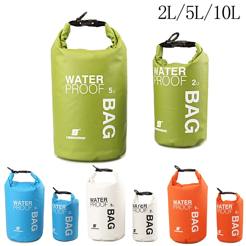 2L/5L/10L уличные спортивные водонепроницаемые сумки для хранения сухих мешков