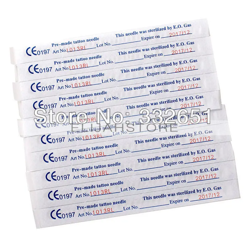 CHUSE 10 шт./лот линия тату машина иглы 13RL Одноразовые стерилизованные для