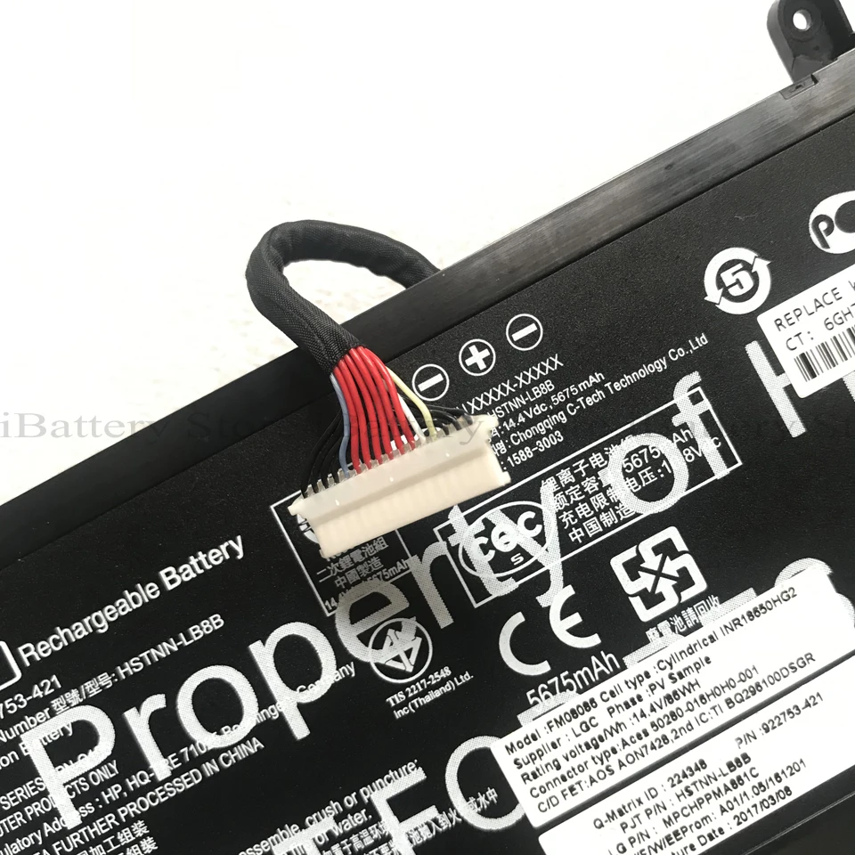 Подлинный аккумулятор FM08 для HP OMEN 17 17-AN013TX 17-AN014TX HSTNN-LB8B 922753-421 922977-855 | Компьютеры и
