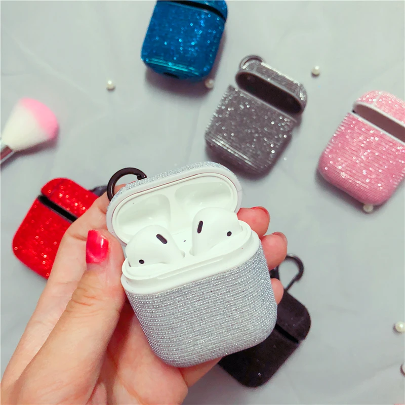 Новый блестящий чехол все включено AirPods для Apple 1/2 персональный Bluetooth гарнитура