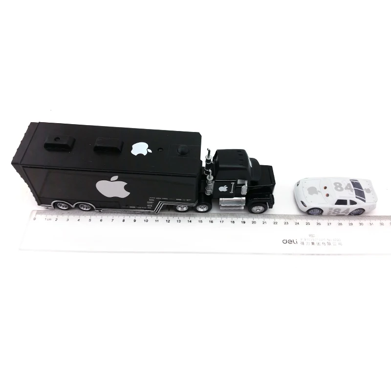 Disney Pixar Cars Black Mack Racer's Truck &amp No.84 Icar Metal Diecast Toy Car 1:55 Loose Brand New Бесплатная доставка |
