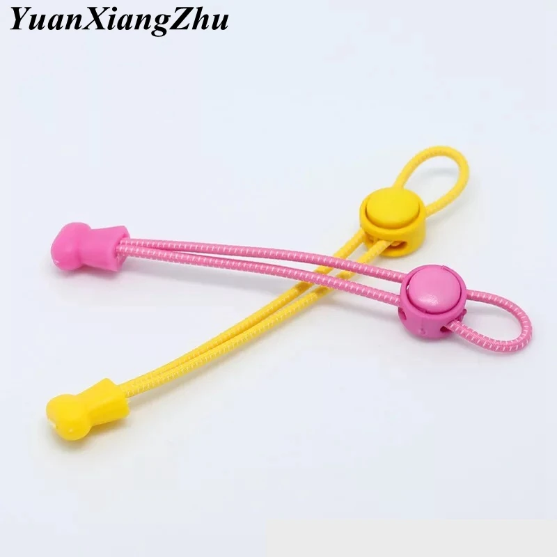 100CM Stretching Lock lace 22Colors A pair Locking Shoe Laces Elastic Sneaker Shoelaces Shoestrings Running/Jogging/Triathlon T1