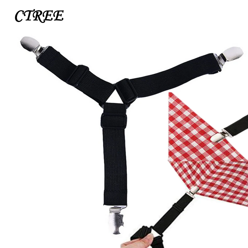 

CTREE 4pcs Adjustable Sheet Buckle Anti-Slip Fixed Sheets Trousers Sheets Clip Buckle Sheet Holder Home Bedroom Supplies C279