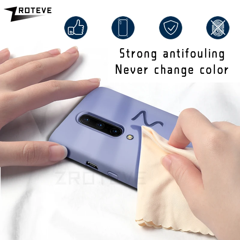 Oneplus 7 Pro Чехол ZROTEVE жидкий силиконовый чехол для One plus 6 T мягкий телефона s |