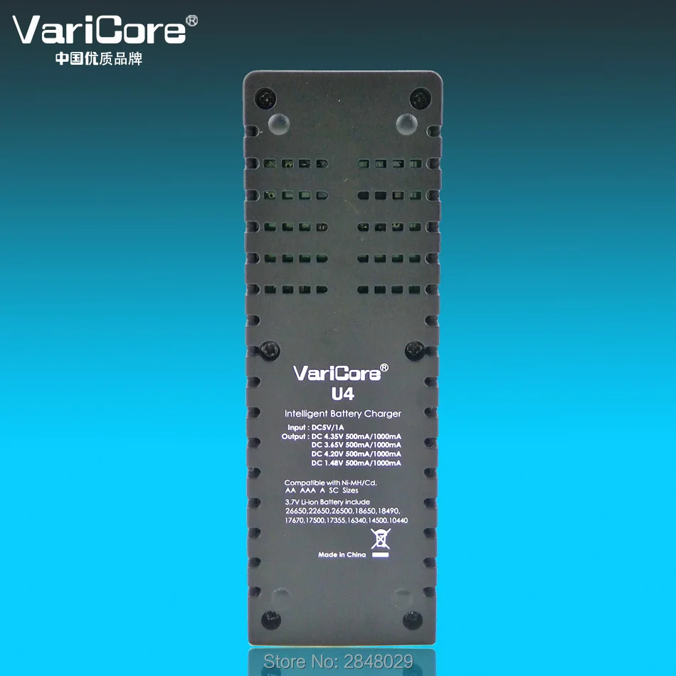 Новинка умное зарядное устройство VariCore U4 18650 18350 26650 10440 14500 16340 25500 литиевый NiMH 1 2 3 7