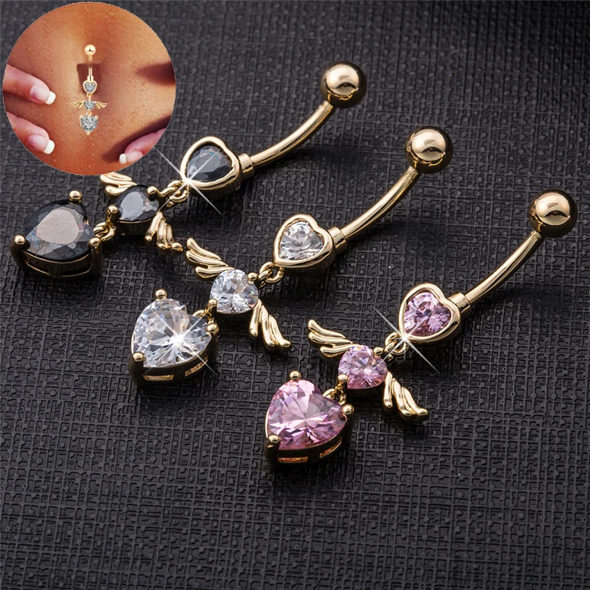 Подарок посылка пирсинг ювелирные изделия для пупка тела тонкой пирсинга кольцо