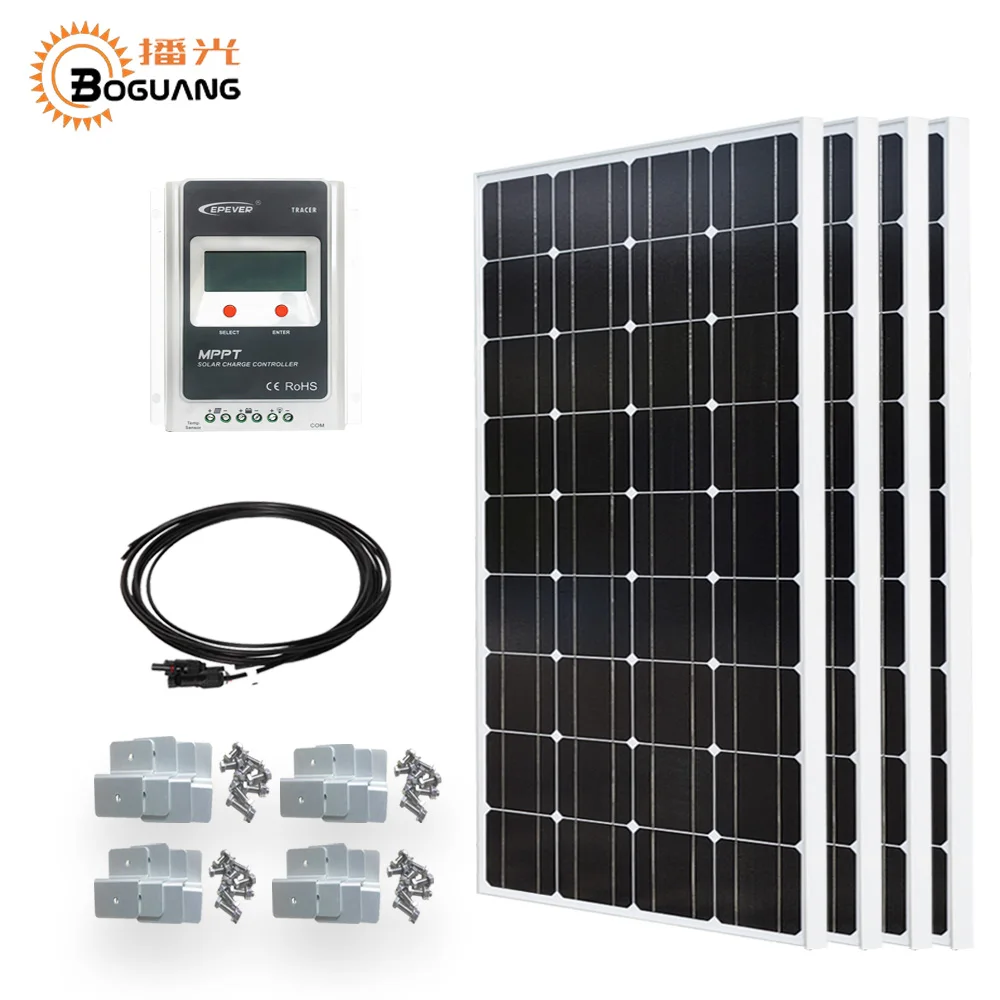 Boguang 400 Вт солнечная панель комплект солнечных батарей 100 w Фотоэлектрический