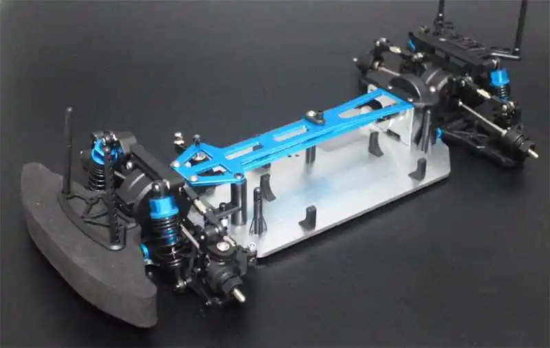 Обновленная версия Шасси 1/10 RC 4WD модель автомобиля на дороге дрейф пустой каркас