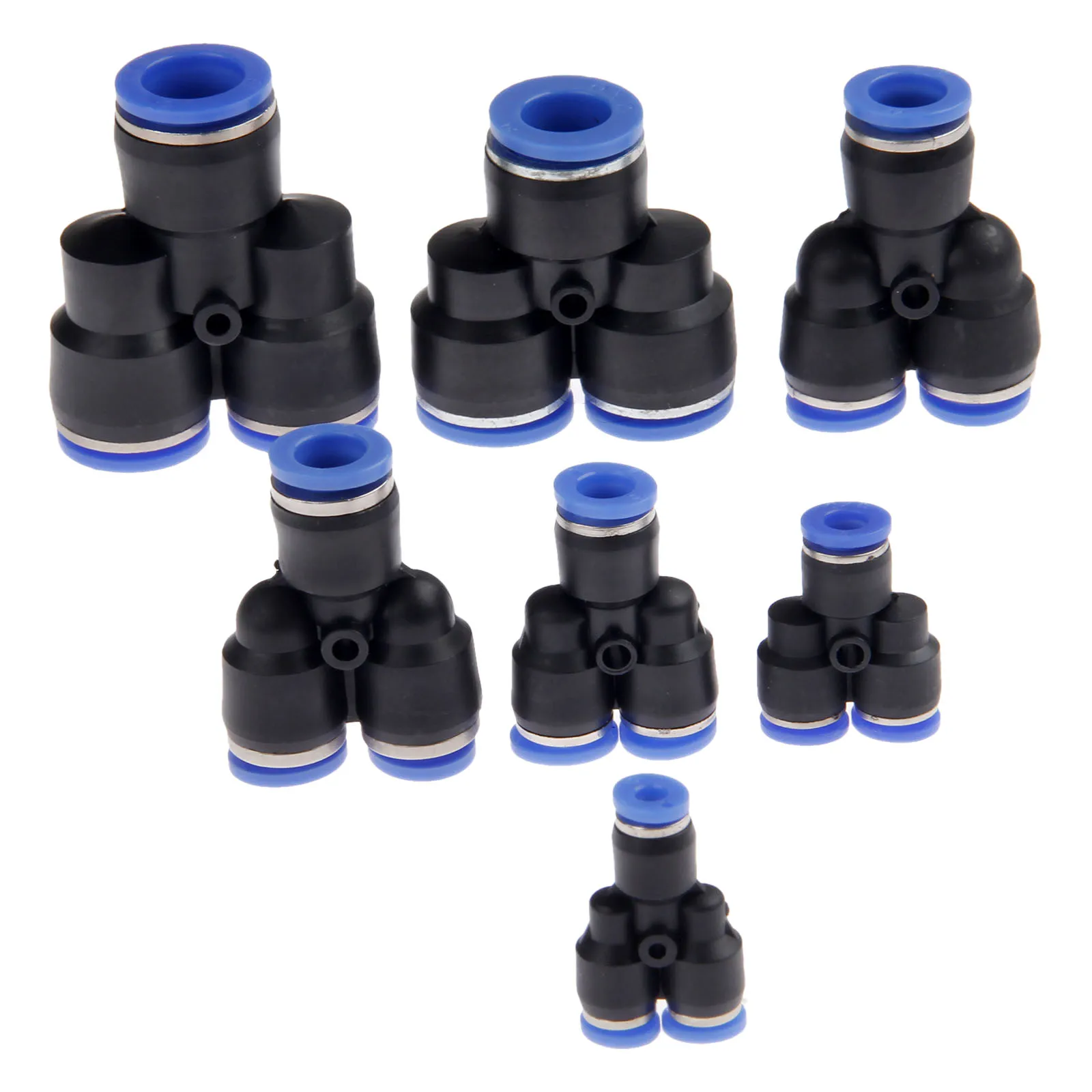 

5Pcs/Lot Pneumatic Parts 3 Way Air Pneumatic Connector Y Union 4/6/8/10/12mm Tube Pipe Quick Joint Fittings Push in Connectors