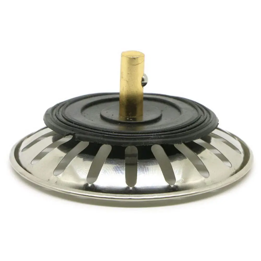 

Stainless Steel Kitchen Sink Strainer Stopper Waste Plug Sink Filter Bathroom Hair Catcher Drains Strainers Kitchen Accessories