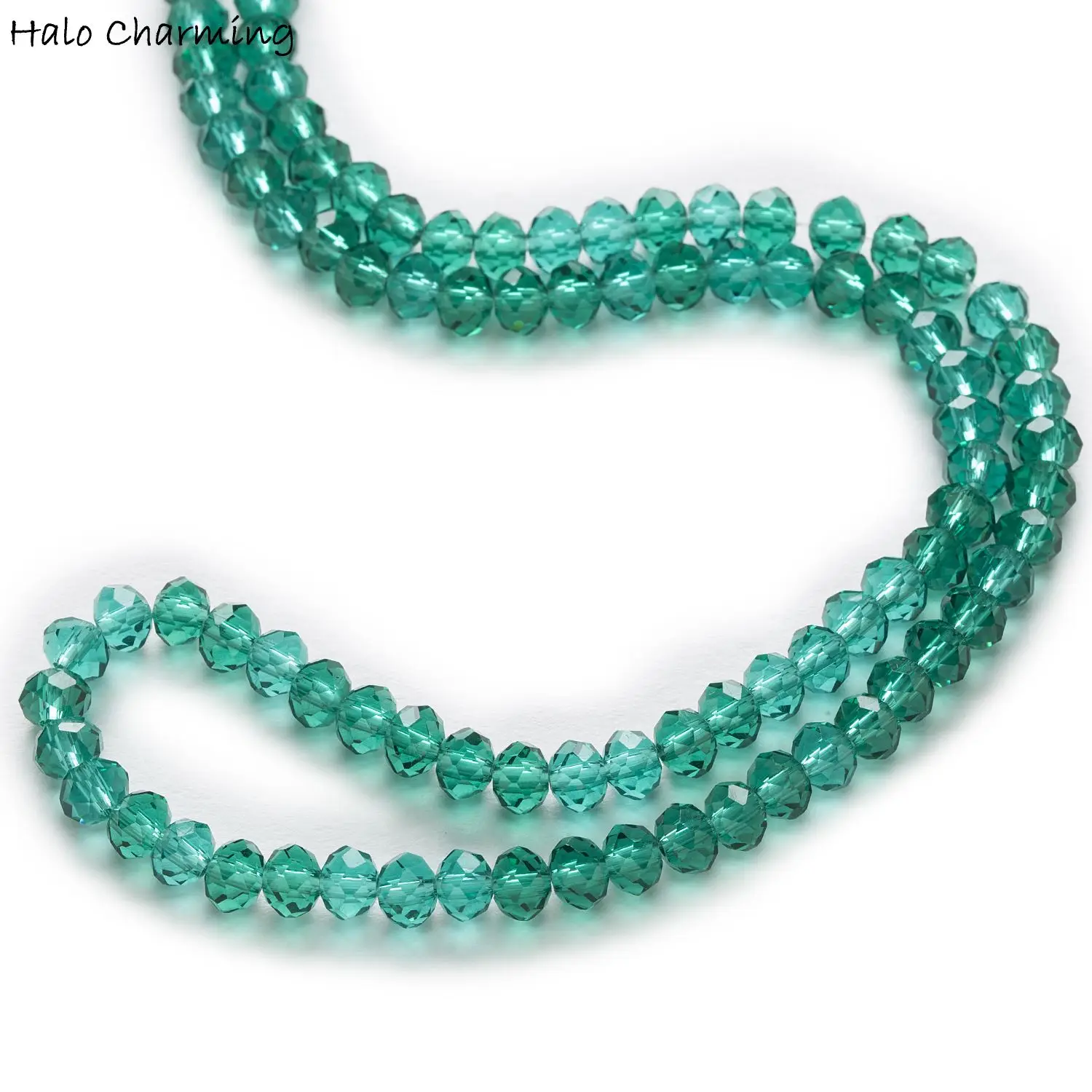 Бусины кварцевые граненые для браслетов и ожерелий 4-8 мм 50 шт. | Украшения