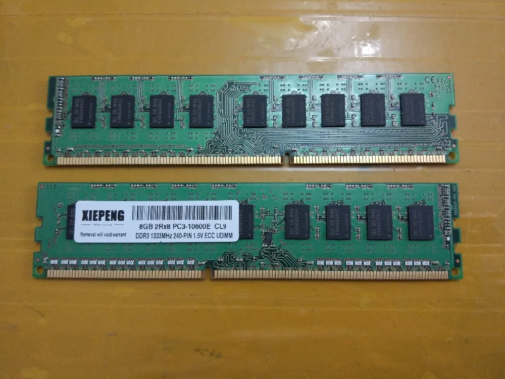 Оперативная память для сервера IBM x3100 x3200 x3250 M3 M4 M5 RS210 TS200 TS200V 4 Гб 2Rx8 PC3-10600 8 ГБ DDR3 1333