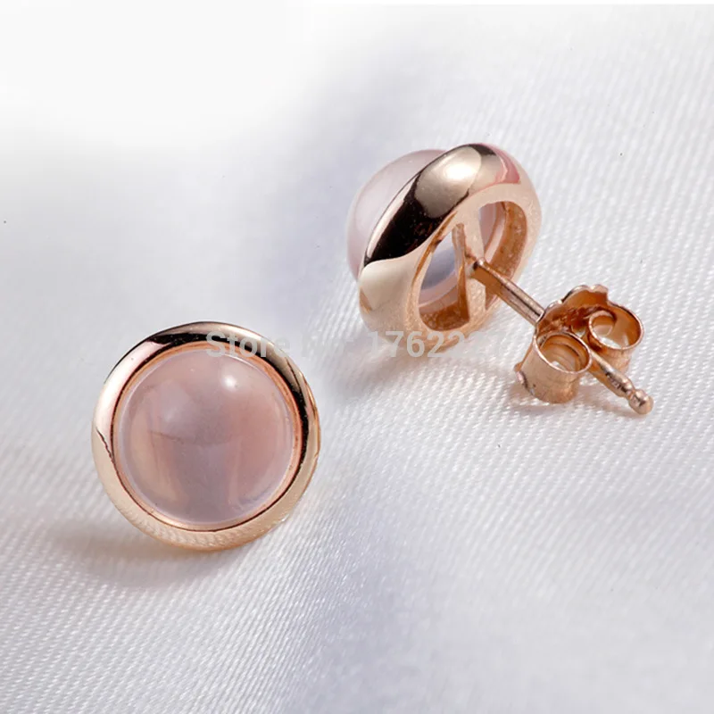 Новинка 2017 натуральный порошок кристалл пушистый камень конфеты круглые серьги