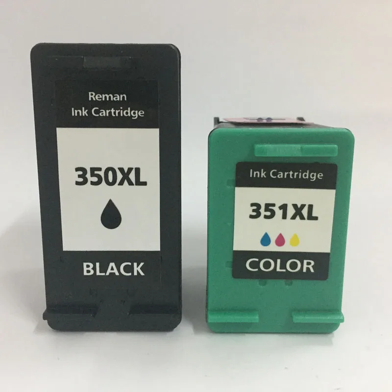 Совместимый картридж Vilaxh для HP 350 351 xl Photosmart C4480 C4280 C4580 C5280 Officejet J5780 J5730 | Компьютеры