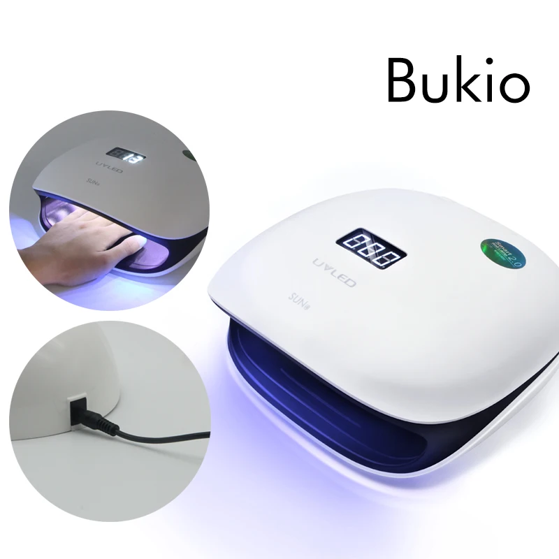 Умная лампа для ногтей Bukio SUN4 48 Вт УФ светодиодная сушки двойная отверждения гель