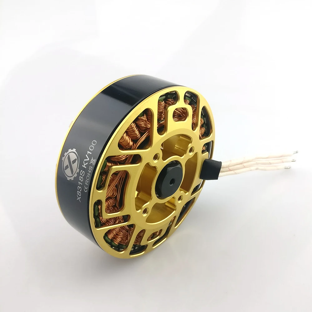 X8318S KV100 KV120 бесщеточный двигатель высокой мощности с высокой загрузкой для больших гексакоптер октокоптер сельскохозяйственный Дрон HLY W9235