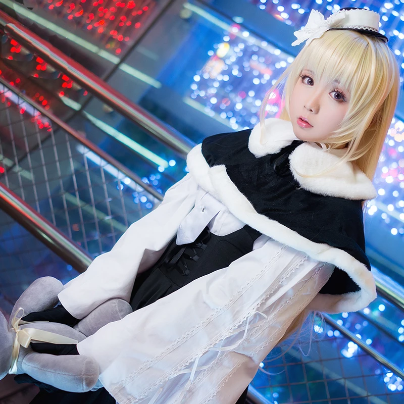 Маскарадный костюм kasugano Sora для девочки Yosuganosora Shrine зимнее платье костюмы в
