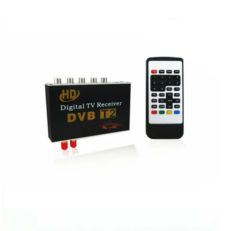 Высокоскоростной автомобильный DVB T2 Автомобильный цифровой ТВ тюнер приемник MPEG2