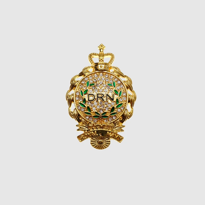 Бутик Amorita дизайн золотого цвета Корона венок броши|brand brooch|brooch brandbrooch designer |
