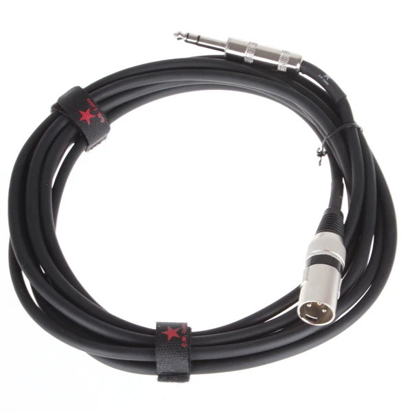 JOYO CM-08 15ft Shielded Balanced XLR to 6.3mm Plug Guitar Instrument Cable Connecting Wire Parts Accessories | Спорт и развлечения