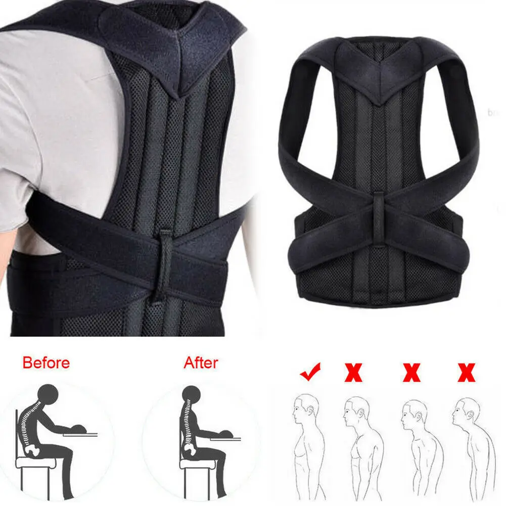 Регулируемый Корректор осанки для мужчин и женщин магнитная терапия бандаж
