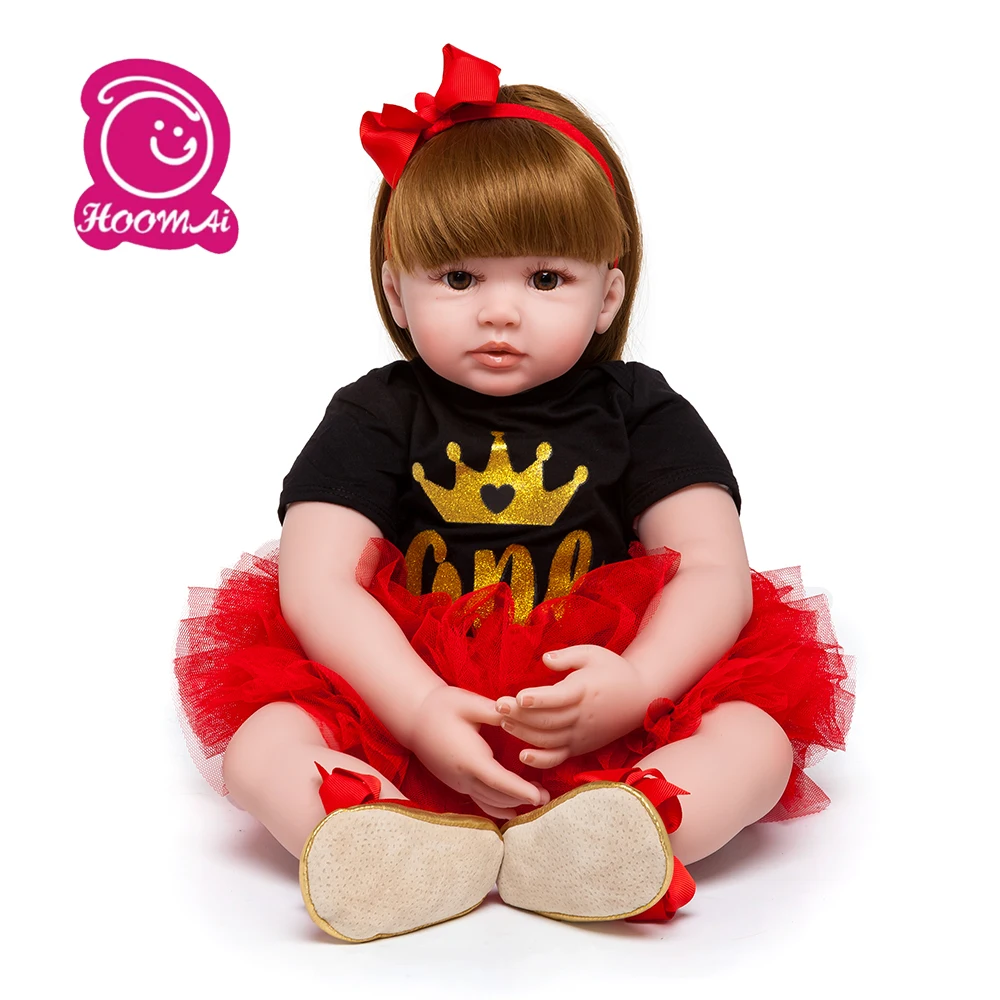 Модная 60 см Силиконовая Кукла Reborn игрушки реалистичный подарок на день рождения
