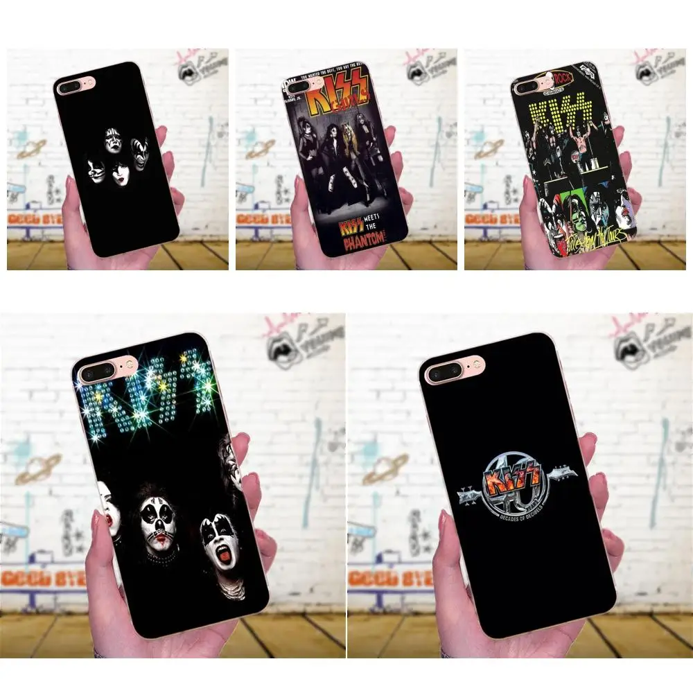 Мягкие сумки для сотовых телефонов Xiaomi Mi3 Mi4 Mi4C Mi4i Mi5 Mi 5X 6 6X 8 SE A1 Max Mix 2 Note 3 4 Gene Simmons Kiss