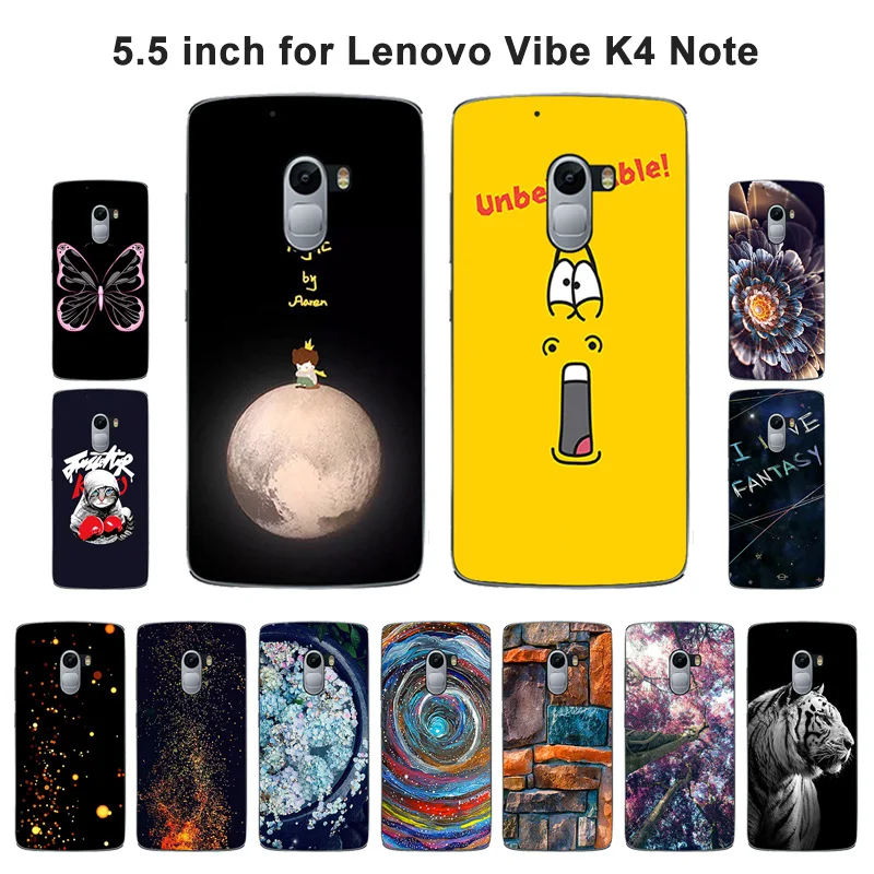 Мягкий чехол-накладка из ТПУ Для Lenovo Vibe X3 Lite K4 Note A7010 Модный чехол для телефона с