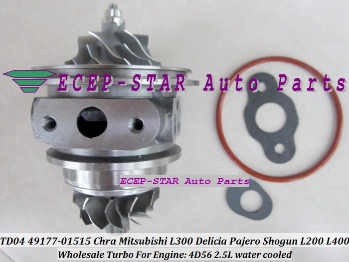Картридж турбо CHRA TD04 49177-01512 для Mitsubishi Delica L300 L200 Pajero Shogun Hyundai galloper 4D56 2.5L Water C |