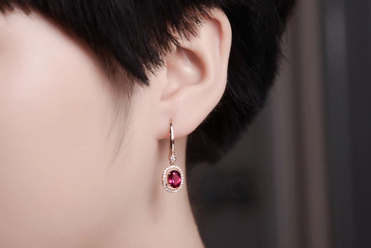 Серьги ZOCAI из 18-каратного белого золота с сертификатом 1 5 карата серьги-подвески